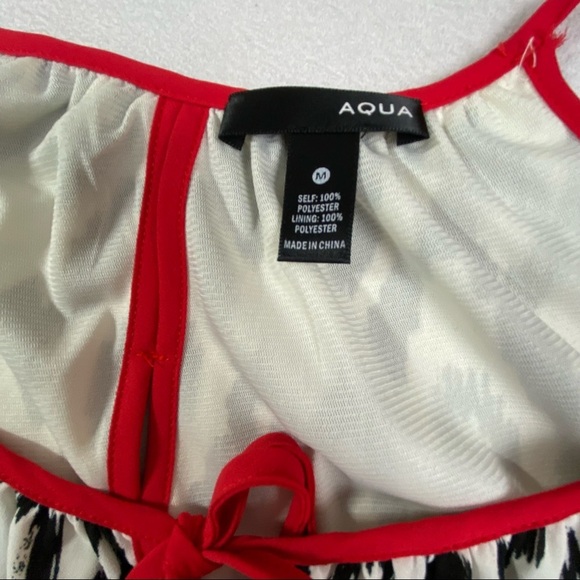 Aqua Slip Dress Size M - Picture 6 of 6